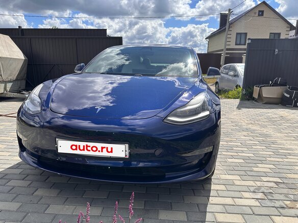 2018 Tesla Model 3 Long Range I, синий, 2890000 рублей - вид 2