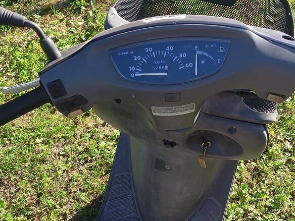 1999 Honda Dio, синий, 55000 рублей - вид 5