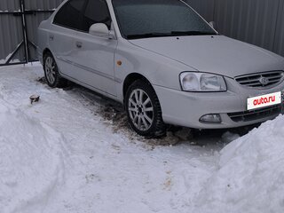2010 Hyundai Accent ТагАЗ II, серебристый, 580000 рублей, вид 4