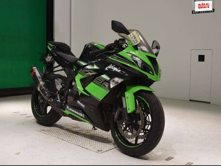 2015 Kawasaki ZX-6R Ninja, зелёный, 886000 рублей, вид 3