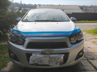 2012 Chevrolet Aveo II, серебристый, 610000 рублей, вид 1