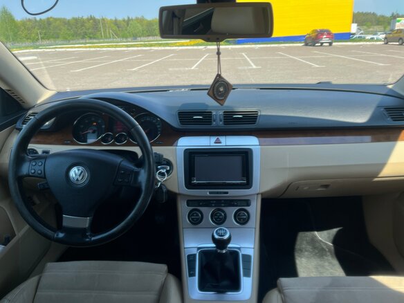 2008 Volkswagen Passat B6, чёрный, 640000 рублей - вид 9