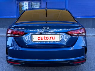 2021 Hyundai Solaris II Рестайлинг, синий, 1900000 рублей, вид 4