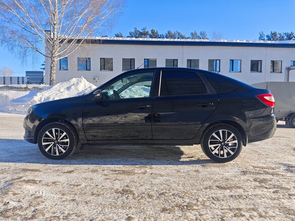 2023 Lada (ВАЗ) Granta I Рестайлинг, чёрный, 890000 рублей - вид 9