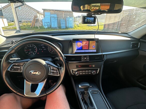 2019 Kia Optima IV Рестайлинг, синий, 1930000 рублей - вид 6