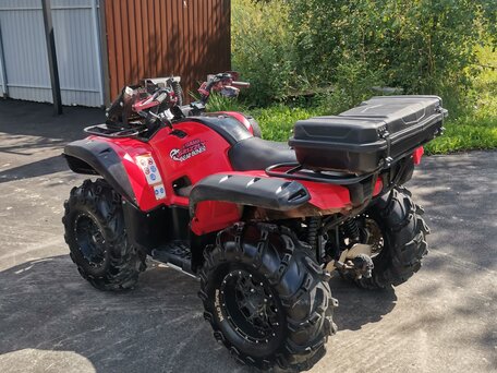 2013 Yamaha Grizzly 550, красный, 700000 рублей, вид 5