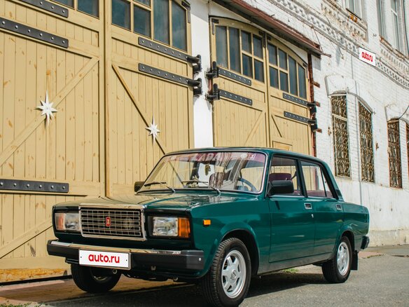 2008 Lada (ВАЗ) 2107, зелёный, 290000 рублей