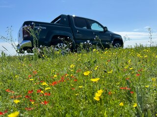 2018 Volkswagen Amarok I Рестайлинг, зелёный, 4350000 рублей, вид 3