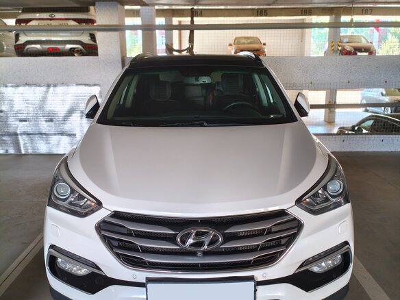 2016 Hyundai Santa Fe III Рестайлинг, белый, 2200000 рублей - вид 15