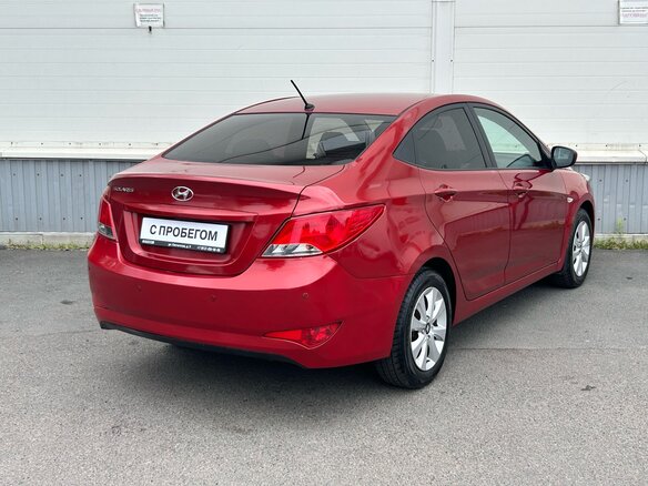 2016 Hyundai Solaris I Рестайлинг, красный - вид 7