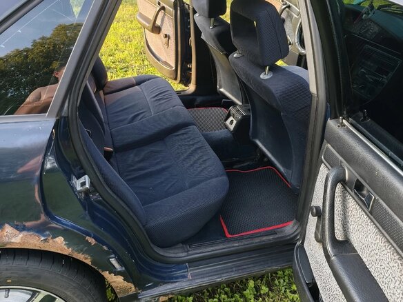 1992 Audi 100 IV (C4), синий, 165000 рублей - вид 20