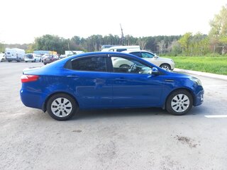 2011 Kia Rio 4-speed III, синий, 950000 рублей, вид 4