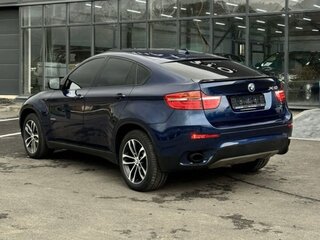 2013 BMW X6 30d I (E71) Рестайлинг, синий, 2200000 рублей, вид 2