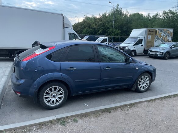 2007 Ford Focus II, синий, 300000 рублей - вид 6