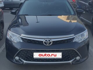 2017 Toyota Camry VII (XV50) Рестайлинг, чёрный, 2350000 рублей, вид 4