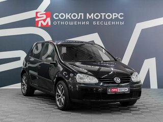 2006 Volkswagen Golf V, чёрный, 589900 рублей, вид 1