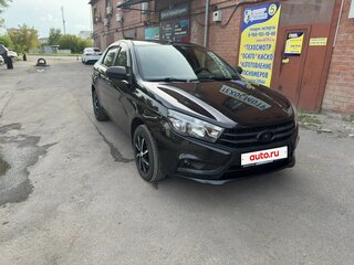 2016 Lada (ВАЗ) Vesta I, чёрный, 670000 рублей, вид 4
