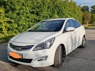 2014 Hyundai Solaris I Рестайлинг, белый, 1100000 рублей, вид 1