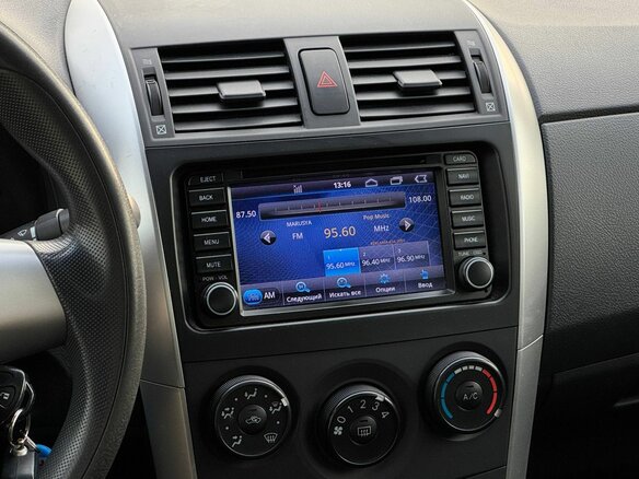 2012 Toyota Corolla X (E140, E150) Рестайлинг, синий, 894999 рублей - вид 11