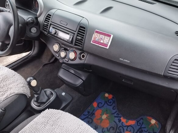 2005 Nissan Micra III (K12), чёрный, 250000 рублей - вид 4