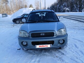 2004 Hyundai Santa Fe I, серебристый, 550000 рублей, вид 1