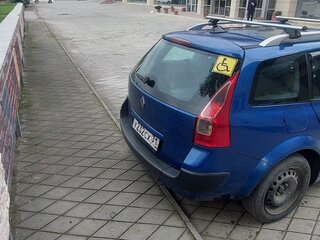 2007 Renault Megane II Рестайлинг, синий, 500000 рублей, вид 4