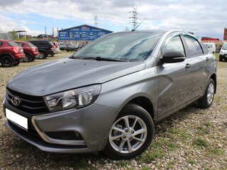 2019 Lada (ВАЗ) Vesta I, серый, 897000 рублей, вид 2