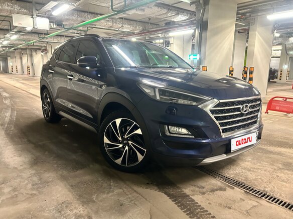 2019 Hyundai Tucson III Рестайлинг, синий - вид 6