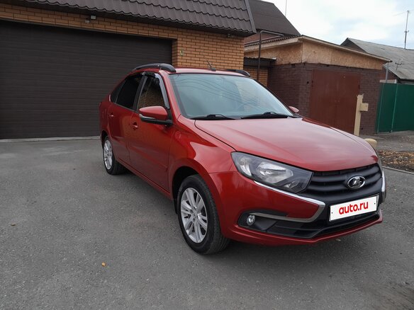 2019 Lada (ВАЗ) Granta I Рестайлинг, красный, 675000 рублей - вид 2
