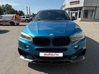 2019 BMW X6 30d II (F16), голубой, 4600000 рублей, вид 2