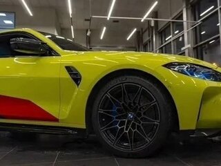 2021 BMW M4 Competition Package G82/G83, жёлтый, 7850000 рублей, вид 3