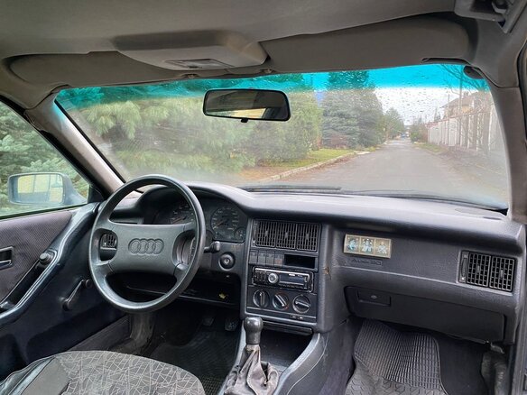 1993 Audi 80 V (B4), синий, 270000 рублей - вид 7