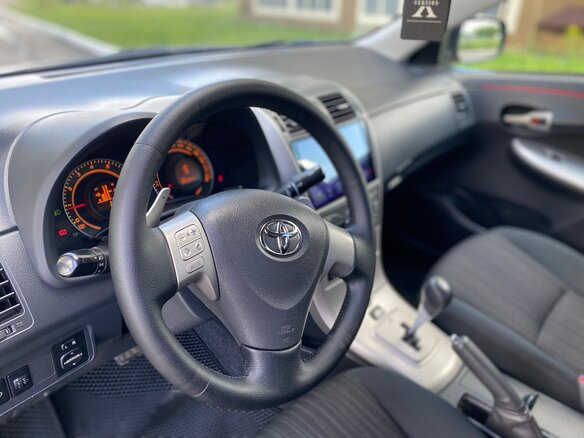 2008 Toyota Corolla AMT X (E140, E150), чёрный, 865000 рублей - вид 24