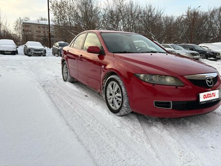 2005 Mazda 6 I (GG) Рестайлинг, красный, 420000 рублей, вид 4