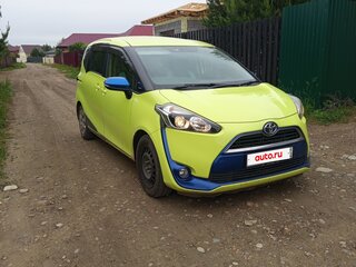 2017 Toyota Sienta II, жёлтый, 1180000 рублей, вид 2