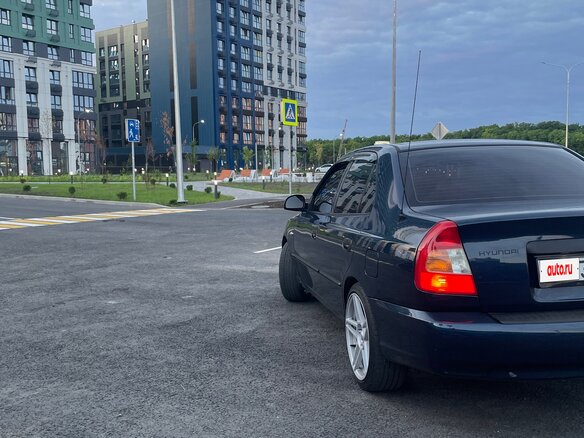 2008 Hyundai Accent ТагАЗ II, синий, 520000 рублей - вид 24