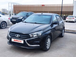 2016 Lada (ВАЗ) Vesta I, чёрный, 650000 рублей, вид 1