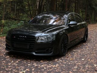 2013 Audi A8 Long III (D4), чёрный, 1700000 рублей, вид 2