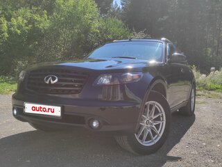 2005 Infiniti FX35 I (S50), чёрный, 980000 рублей, вид 1