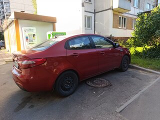 2012 Kia Rio III, пурпурный, 650000 рублей, вид 3
