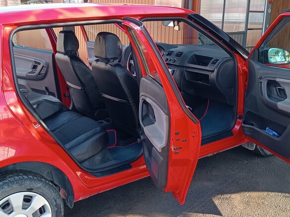 2012 Skoda Fabia II Рестайлинг, красный, 389000 рублей - вид 16