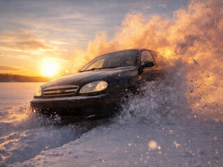 2008 Chevrolet Lanos I, чёрный, 300000 рублей, вид 3