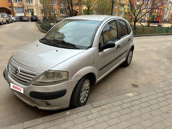 2003 Citroen C3 I, серебристый, 150000 рублей