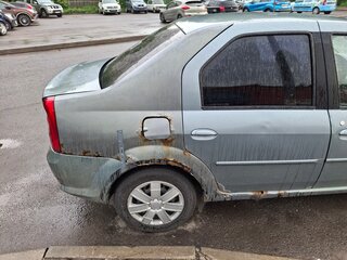 2012 Renault Logan I Рестайлинг, синий, 220000 рублей, вид 5