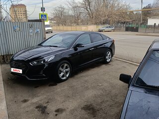 2019 Hyundai Sonata VII (LF) Рестайлинг, чёрный, 1320000 рублей, вид 3