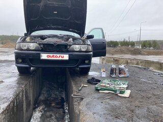 1999 BMW 5 серии 523i IV (E39), синий, 360000 рублей, вид 2