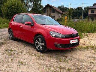 2011 Volkswagen Golf VI, красный, 580000 рублей, вид 3