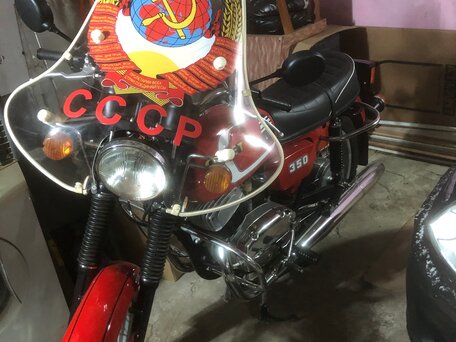 1987 CZ 350, красный, 800000 рублей, вид 5