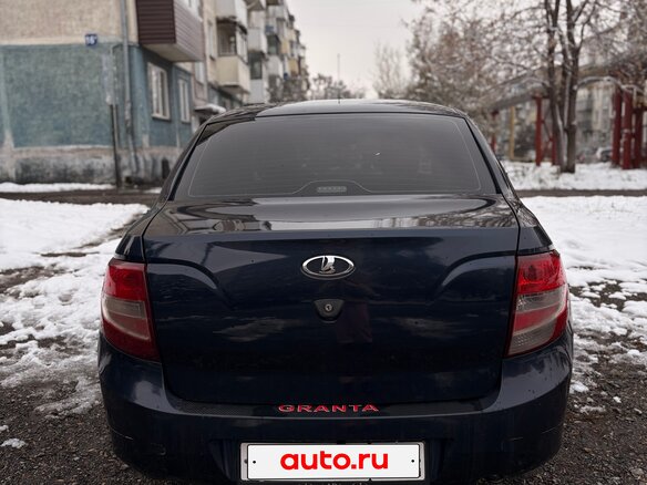 2013 Lada (ВАЗ) Granta I, серый, 370000 рублей - вид 3