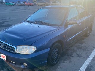 2003 Kia Sephia II Рестайлинг, синий, 120000 рублей, вид 1